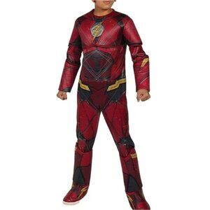 Justice League Flash Padded Superhero Costume for Kids - Size 8-10 NWT